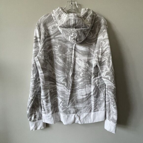 Old Navy Large Hooded Sweatshirt Hoodie Unisex Classic Marble Crosso Athleisure - Picture 6 of 7
